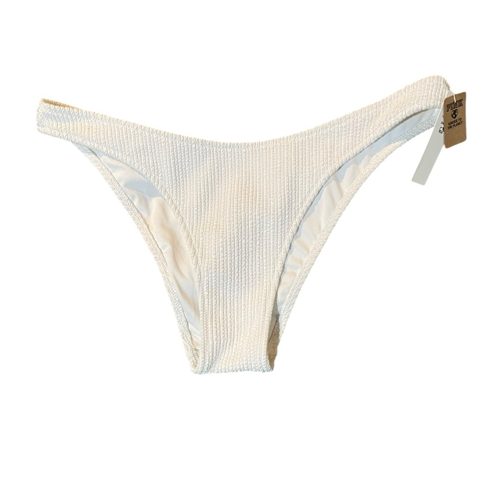 PINK Victoria's Secret White Bikini Bottom
